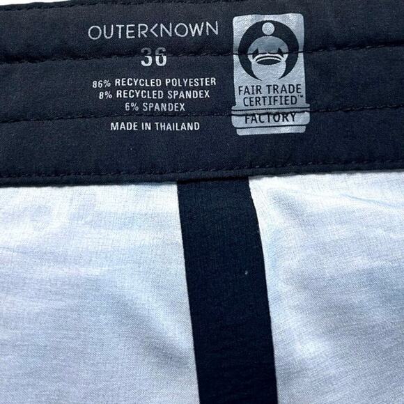 Outer Known Men’s Board Shorts/Swim Trunks Black/Gray Size 36 - Picture 7 of 7